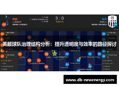 英超球队治理结构分析:提升透明度与效率的路径探讨 英超球队治理结构分析:提升透明度与效率的路径探讨